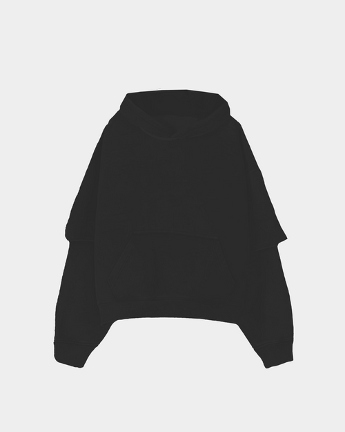 DOUBLE LAYERED HOODIE