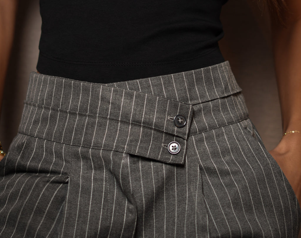 PINSTRIPE TROUSERS