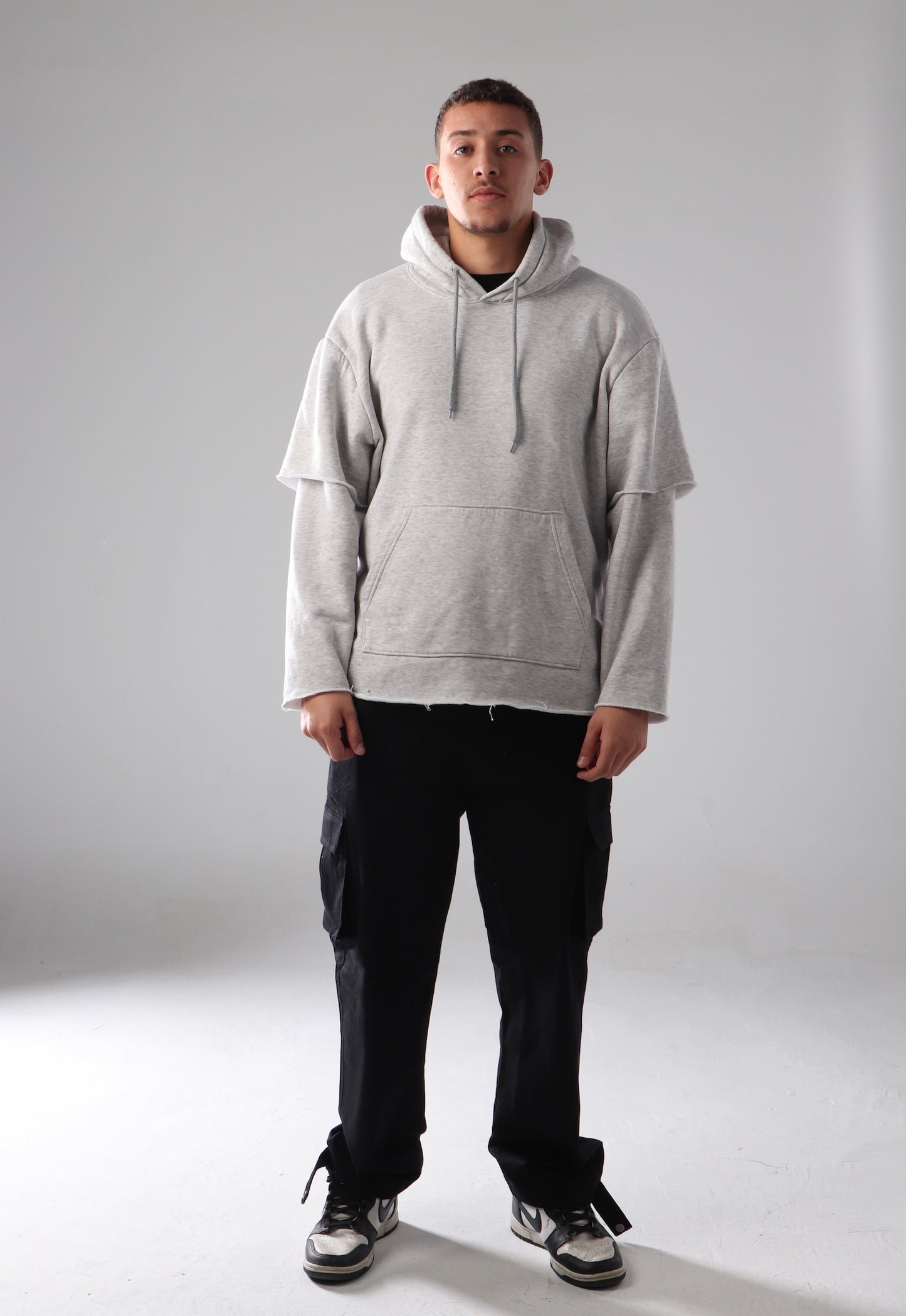 DOUBLE LAYERED HOODIE