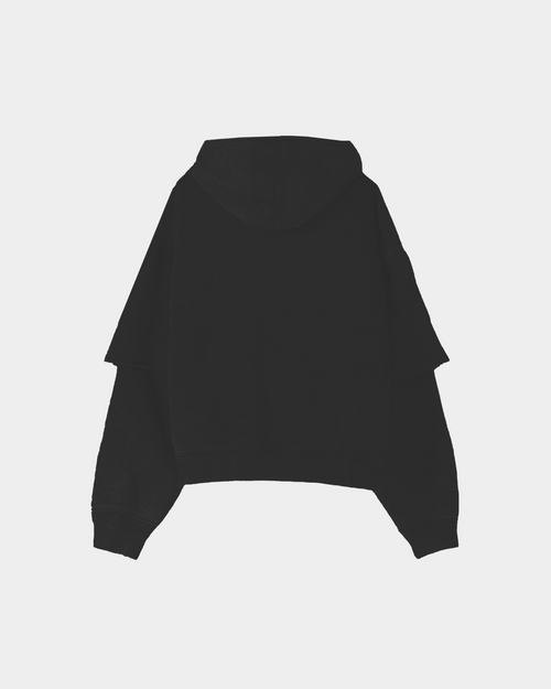 DOUBLE LAYERED HOODIE
