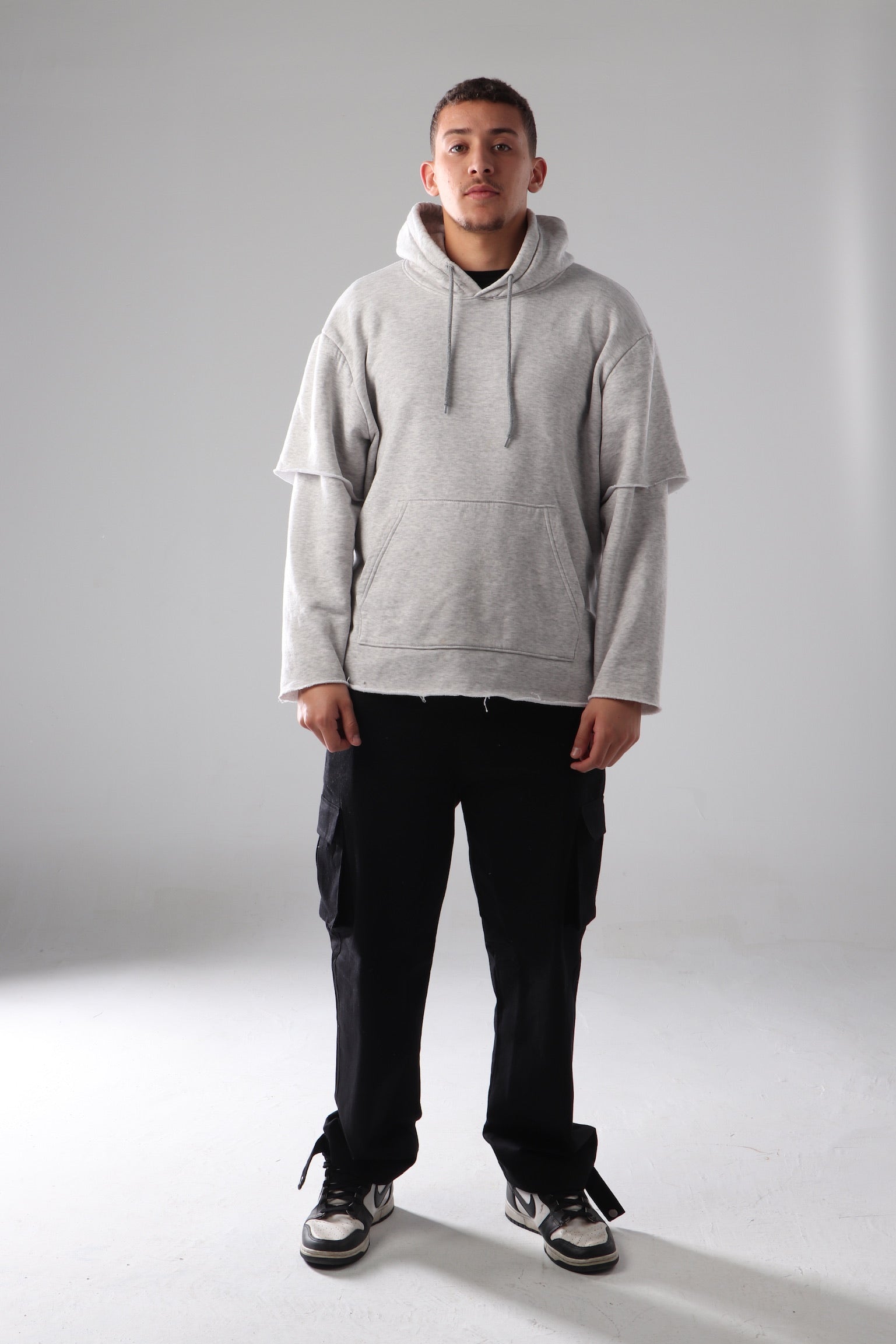 DOUBLE LAYERED HOODIE