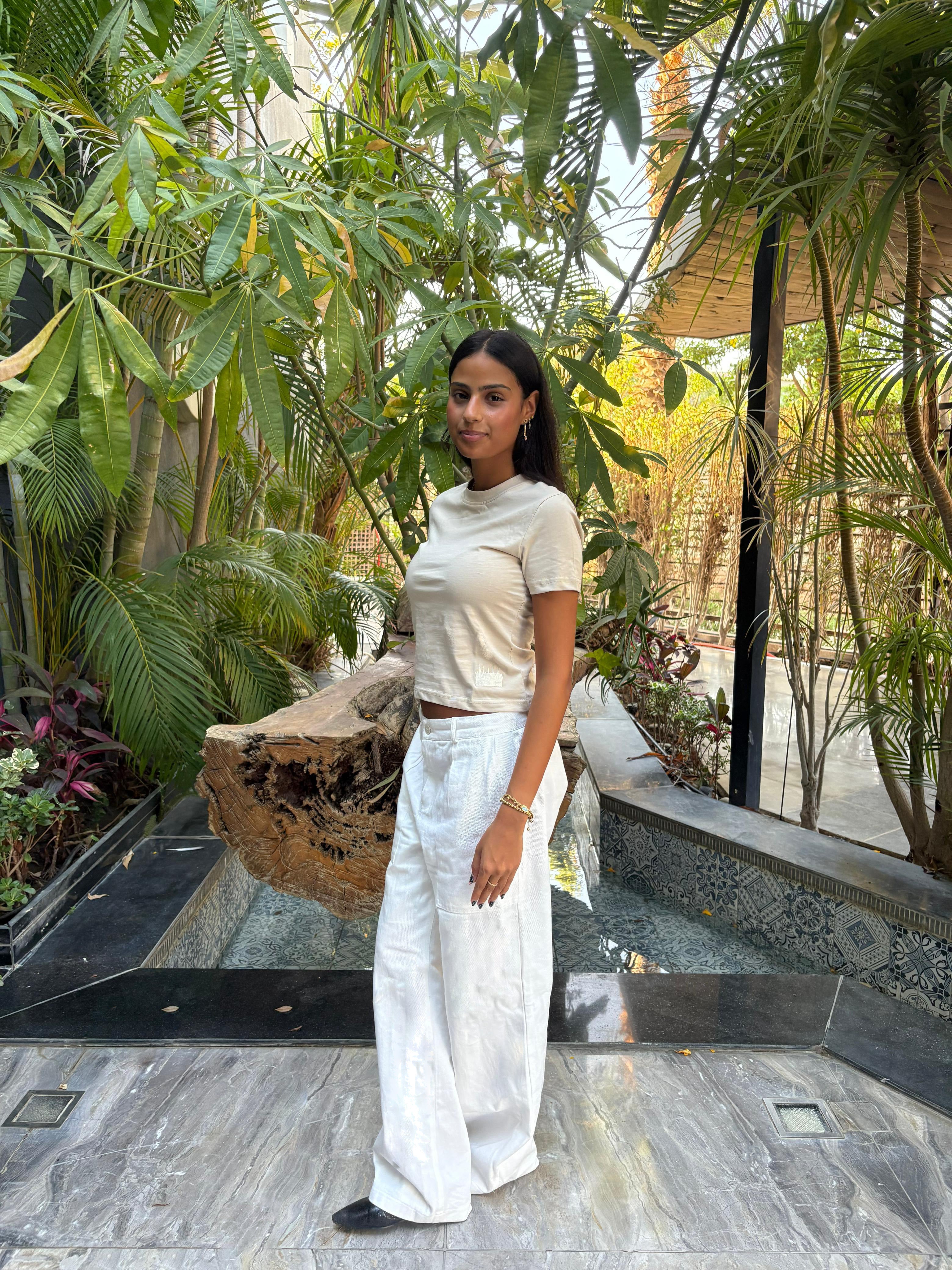 STRAIGHT-LEG TROUSERS